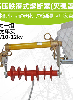 HRW10-12kv跌落式熔断器 跌落保险电力户外施工防护用 厂家直销