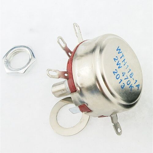 单圈碳膜电位器 滑动变阻器 WTH118-1A(2W) 470K