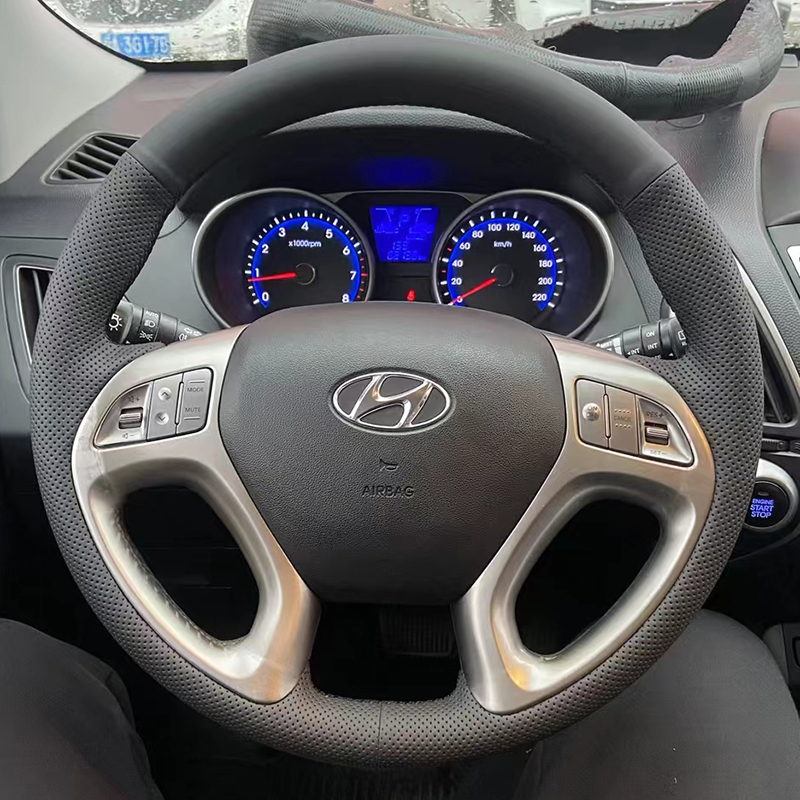 10-12-15款现代ix35方向盘套专用