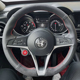 阿尔法罗密欧Giulia方向盘套真皮把套手缝专用全包内饰 19款