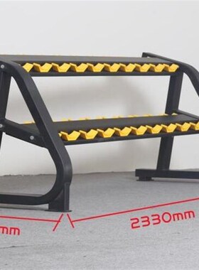 速发商用哑铃架铃健身房哑 架 bumbde ra 放10付共20个圆头哑铃