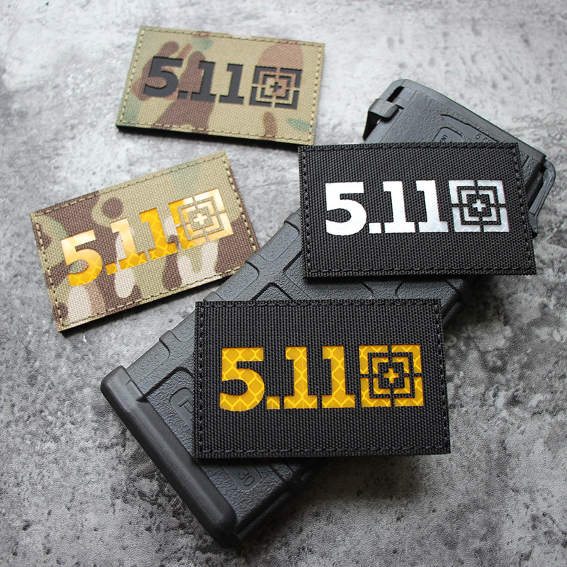 速发包邮反射片切割511反光魔术贴战术士气章户外包贴章