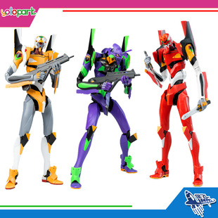 YOLOPARK 新世纪福音战士EVA  初号机 零号机 二号机可动拼装模型