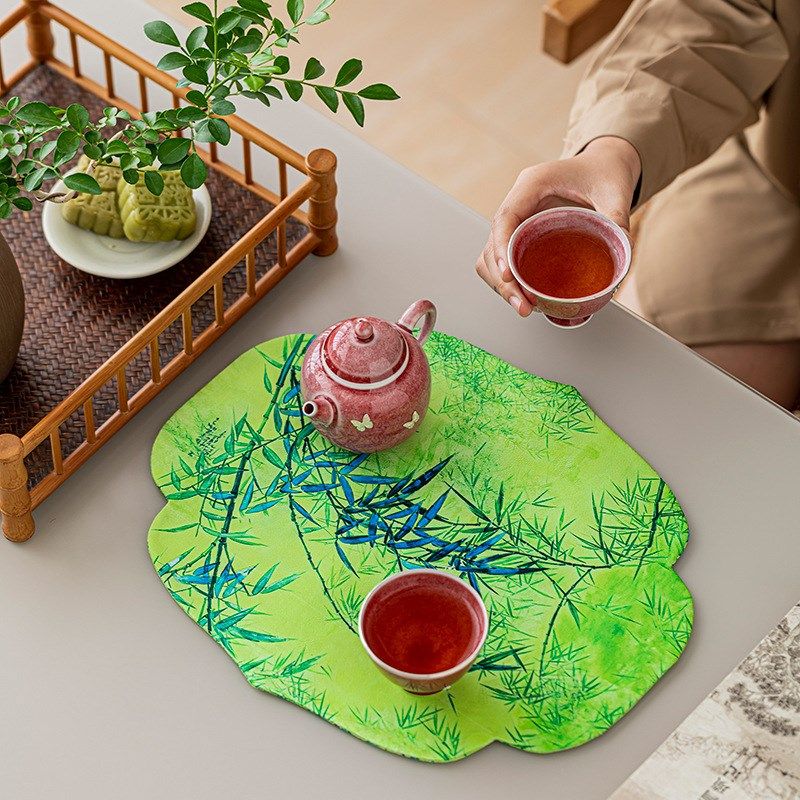 速发复古香云干干泡茶席桌垫中式禅意手工棉麻布艺壶垫杯垫台泡茶,居家布艺,茶席,淘宝优惠券,粉丝福利购,淘宝优惠卷