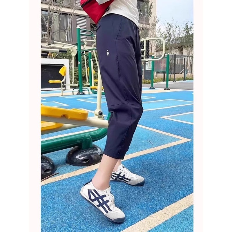 速发速干运动裤分季大码高腰宽松闲休裤薄款九夏哈伦萝卜裤