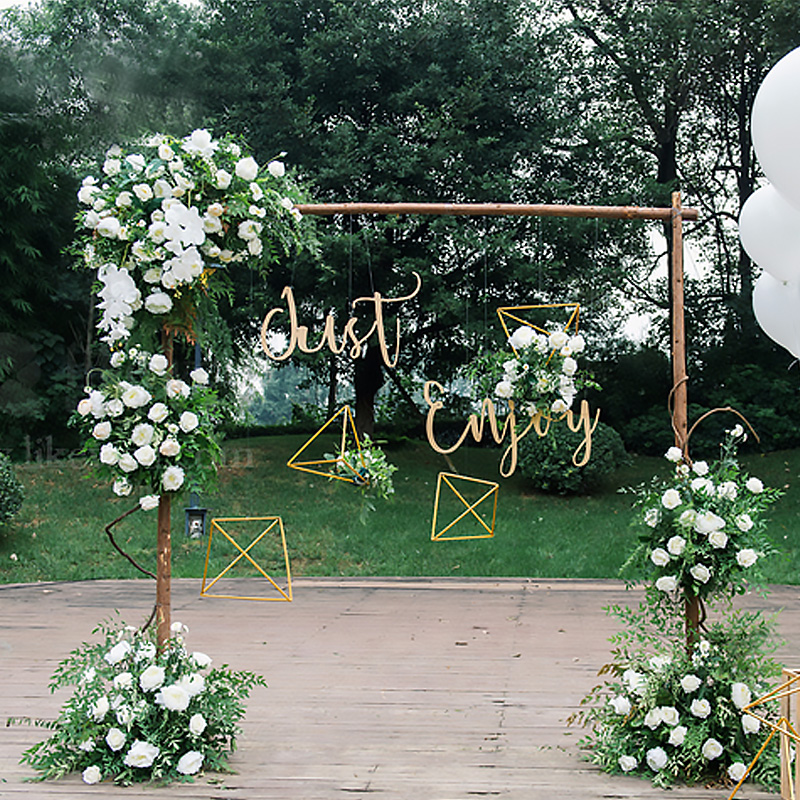 速发礼婚拱门装饰花橱窗角花排活动布置花艺摆景排花婚庆摄影背件