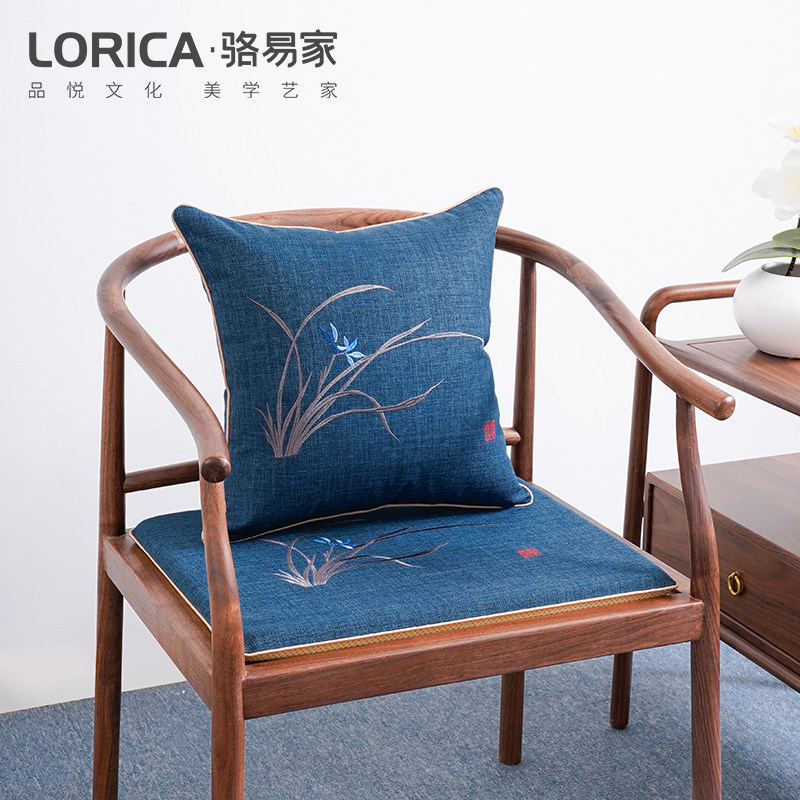 速发中式绣花茶椅垫坐垫红木椅子垫沙发垫子餐椅茶桌太师椅圈椅