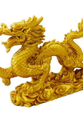 现货仿纯铜青龙白虎风水龙摆件工艺品铜质龙汉龙镇宅十二生肖金龙