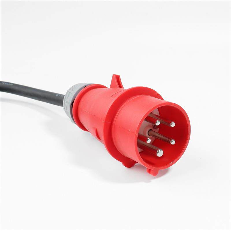 现货CE认证16A航空插头400V工业延长线3xU230V分流器