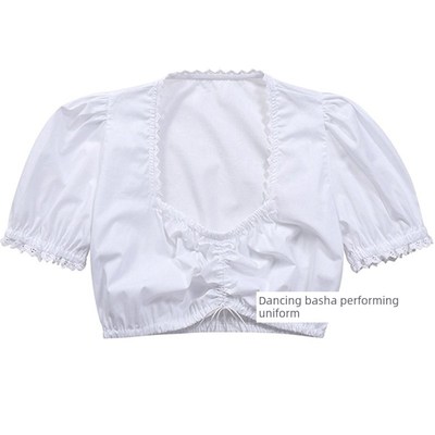 速发丁东服装传服酒装巴伐利亚妇啤统服装下摆洛丽塔白