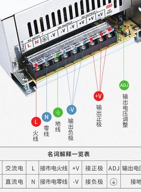 2430A开关电可源720W监控电源ed灯条灯箱电无品牌/源大功V率调变l