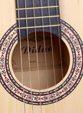 t源头3厂家ERN9寸椴木古典吉他gitar初学者成人u圆角木吉他jia乐