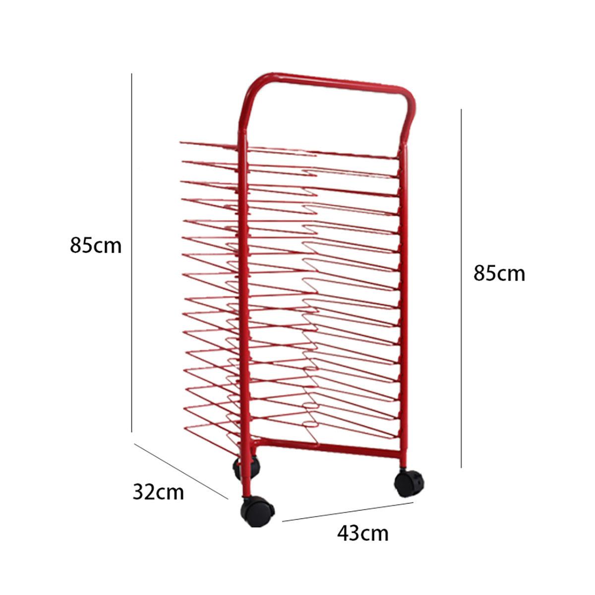 架工厂热销儿架童金属架A4画纸晾干画室折叠画方便移PWQ动画晾画