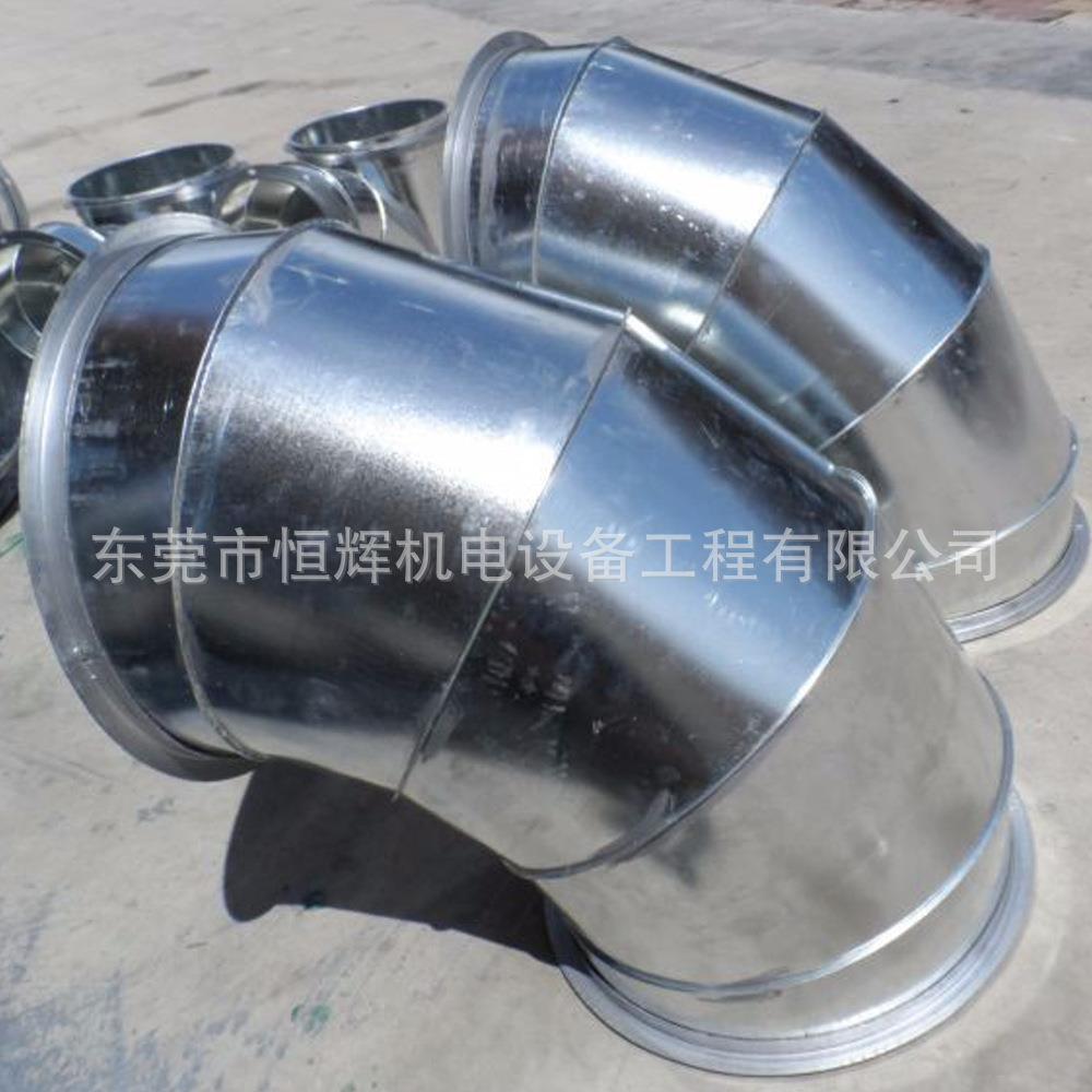 排管废风耐高温风管焊接FGO风管螺旋排风管恒辉气机电