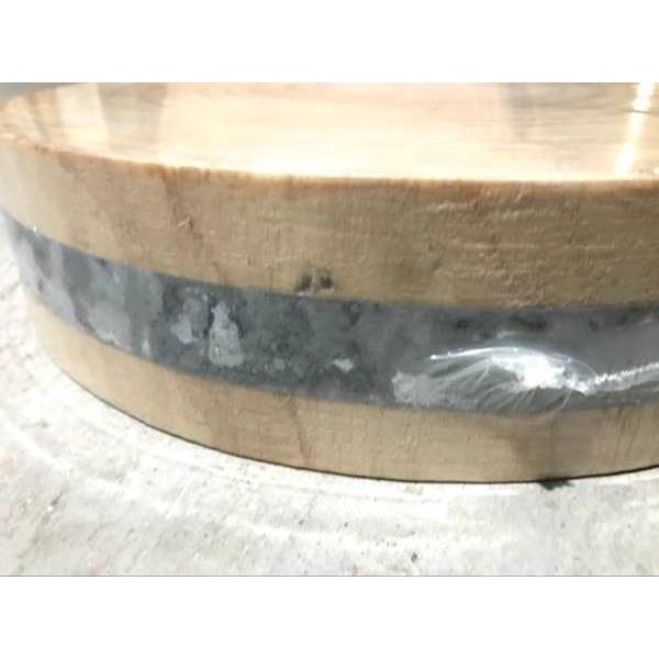 店砧板案板实木WZO枞树加头整木厚圆形酒店饭厨房切菜板砍骨剁肉