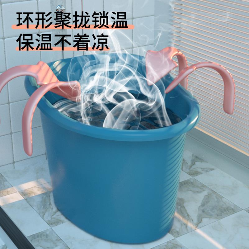 TXD台悦先儿童厚泡澡桶宝洗澡桶宝婴儿加浴桶家用浴缸全身可坐大