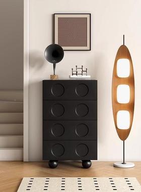 黑色复古八斗厅MGM柜卧床尾收纳物储柜斗柜客玄关柜室电视沙发边