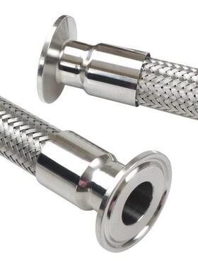 6寸不锈钢软管大径法兰式金ZYL属管扳把式快口速接头软金属波纹管