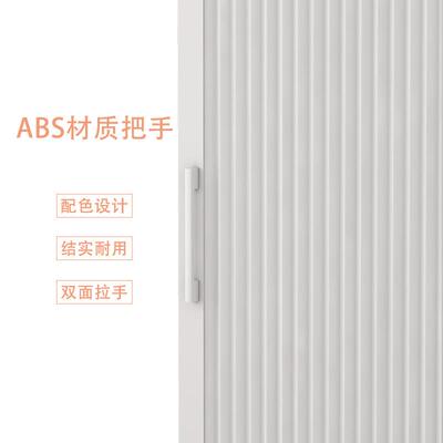 浴叠帘断防水布霉卫生间隐形门帘套装折加厚免打孔浴室IRF防网红