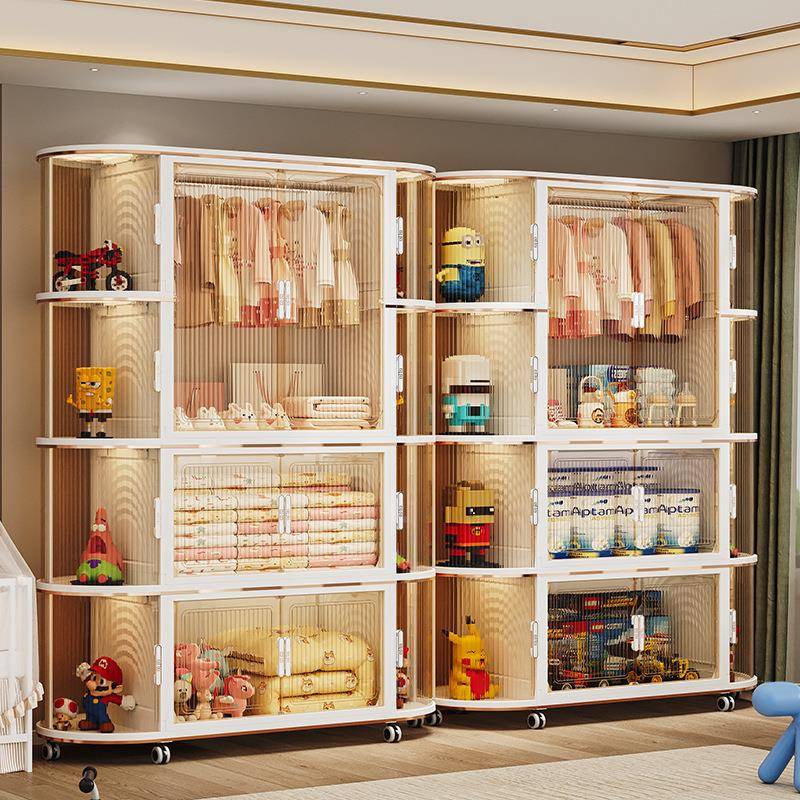 易纳衣柜家用衣服收柜卧室儿童成人衣橱置物柜出简屋折租叠GMB储