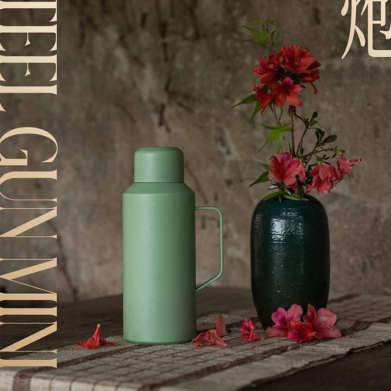 小钢炮mini136不锈JAC老茶焖茶壶白陈钢皮焖泡壶智能温显便携保温