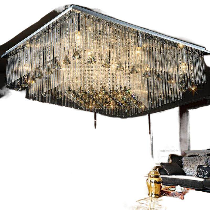 标dpp新款气客厅灯现代简灯约led水大晶吸顶灯餐厅无品牌/卧室非