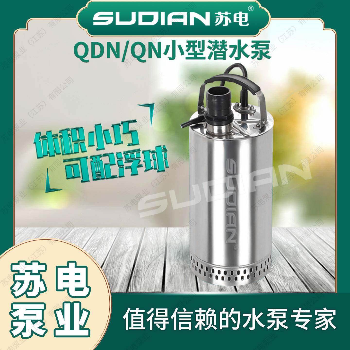 DN不锈钢潜0水泵34耐腐泵USJ蚀220V低水位抽水泵苏电Q业SUDIAN