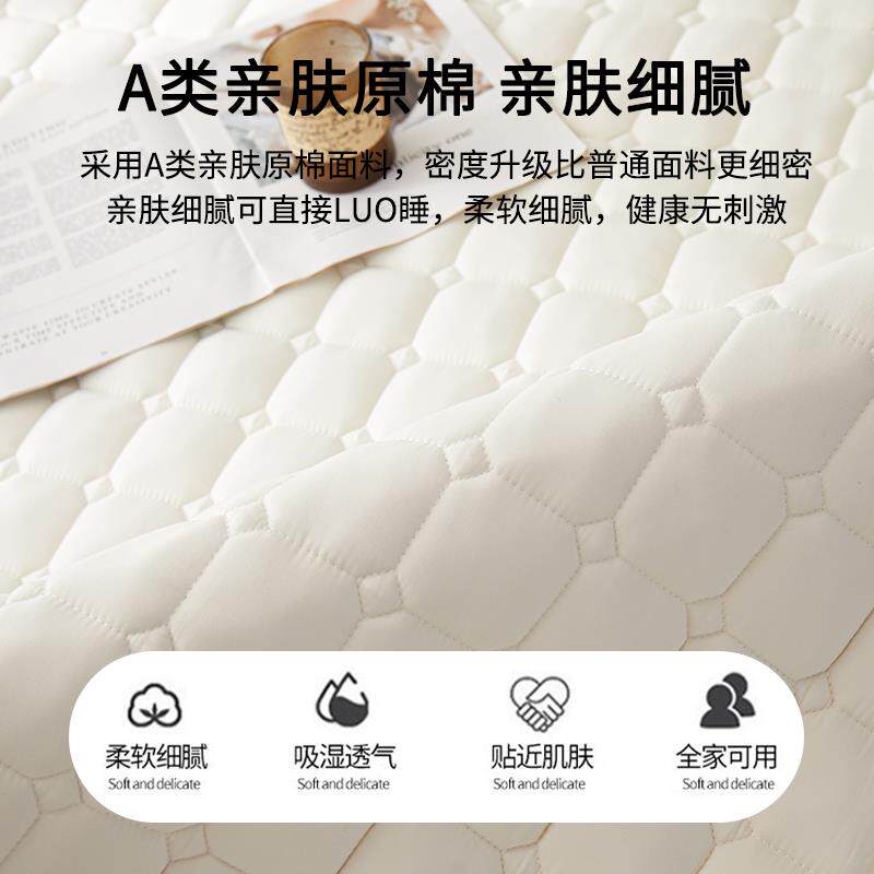 防隔尿被床垫软垫用卧室家宿舍大豆夹无品牌/棉床护垫防滑垫褥子