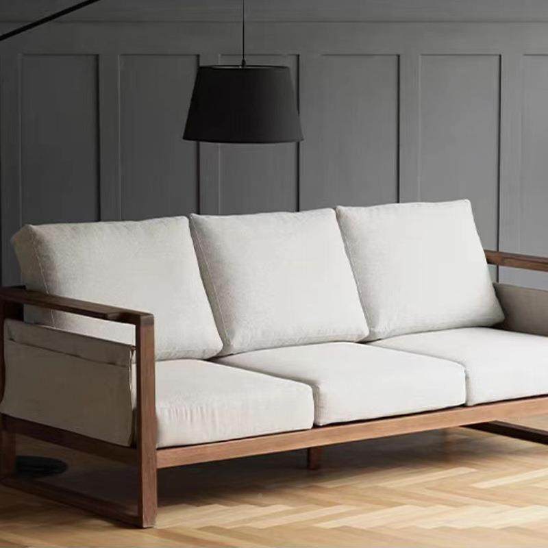 北美黑妃胡桃ULU木实木沙发全组中合新式沙发樱桃木多功能转角贵