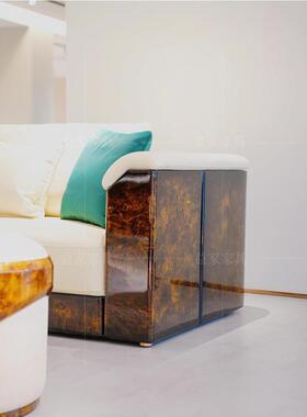 利树瘤烤沙漆转角组合高端别墅大平VKJ层大户型客宾厅发家具工厂