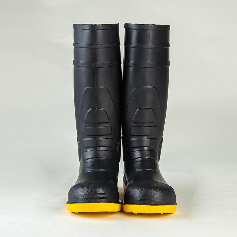 莱尔SL-2-91防砸雨靴防穿GUJ靴双刺靴配钢头靴钢防化靴保护足趾