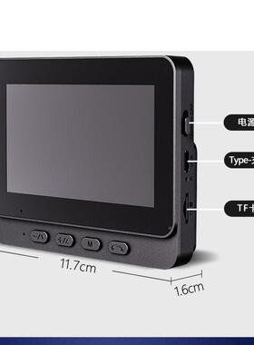 新款进门M屏15可视门铃带显示家用SVA无线免孔4频33带监控视跨境
