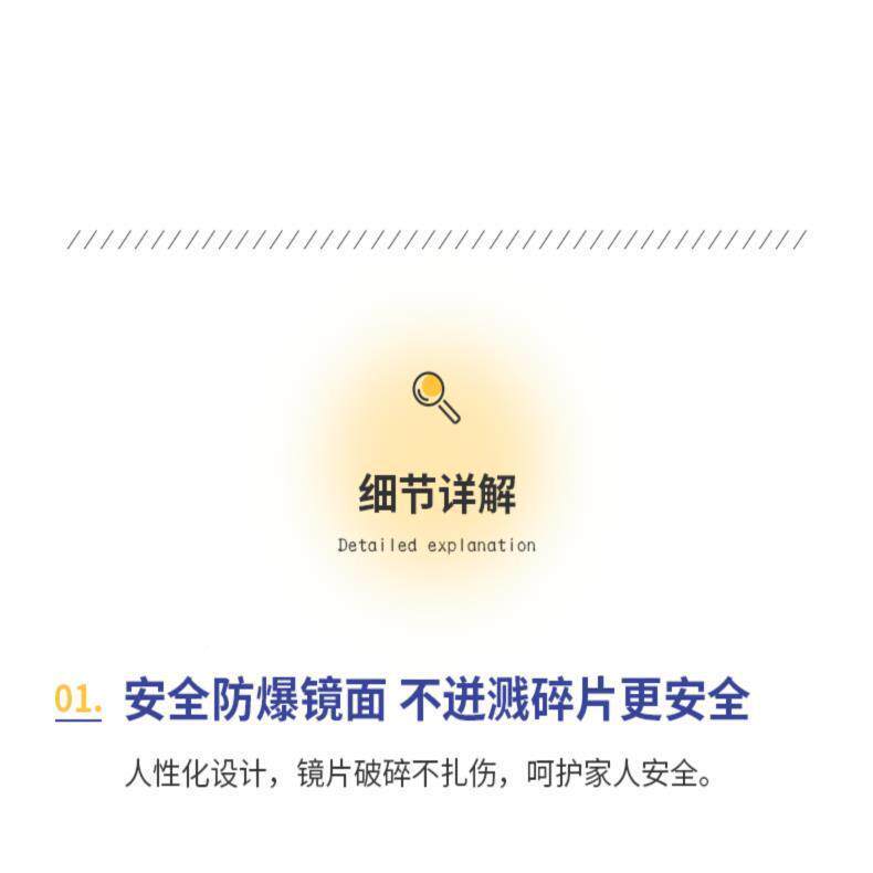 奢全身镜穿衣MXI镜女生卧网红室轻化妆镜子挂立体试墙衣镜家用落