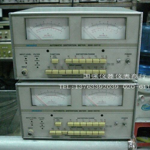 进口二手仪器 MAK-6571C单通道失真测量仪 目黑失真仪,电压表