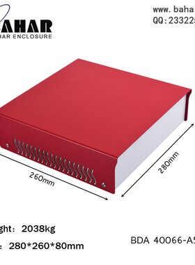 巴哈尔壳体全新DIY铁外壳电源仪表控制仪器钣金机箱BDA40066