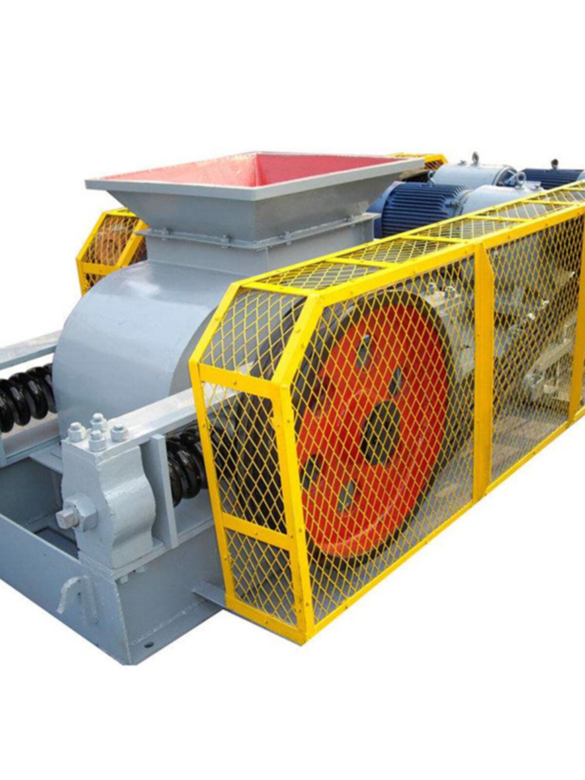 对辊式破碎机建筑垃圾齿辊式制砂机双辊挤压煤矸石石英砂粉碎设备