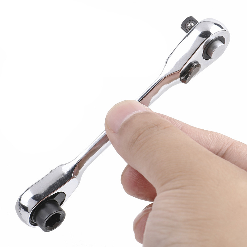 速发 1/4 ich Double Eded Qui Soet Ratchet Wrh Rod S