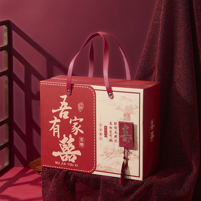 新中式国潮中国风磨砂卡纸