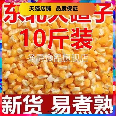 东北特产大碴子大颗玉米糁苞米碴农家玉米大碴粥原料10斤包邮