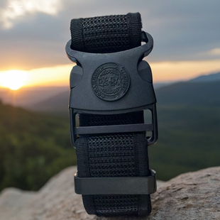 保安专用腰带卡扣武装多功能腰带执勤巡逻工作服尼龙腰带黑色编织