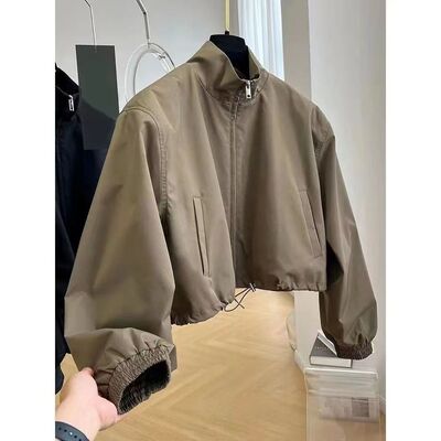立领休闲工装气质外套Stand collar workwear temperament jacket