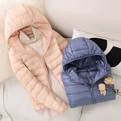 修身大码外套长袖羽绒服 Slim fit plus size jacket down jacket