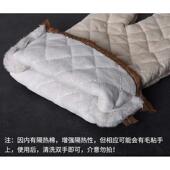 中号纯棉耐高温隔热手套烤箱手微波炉手套烘培手套单只或两只购买