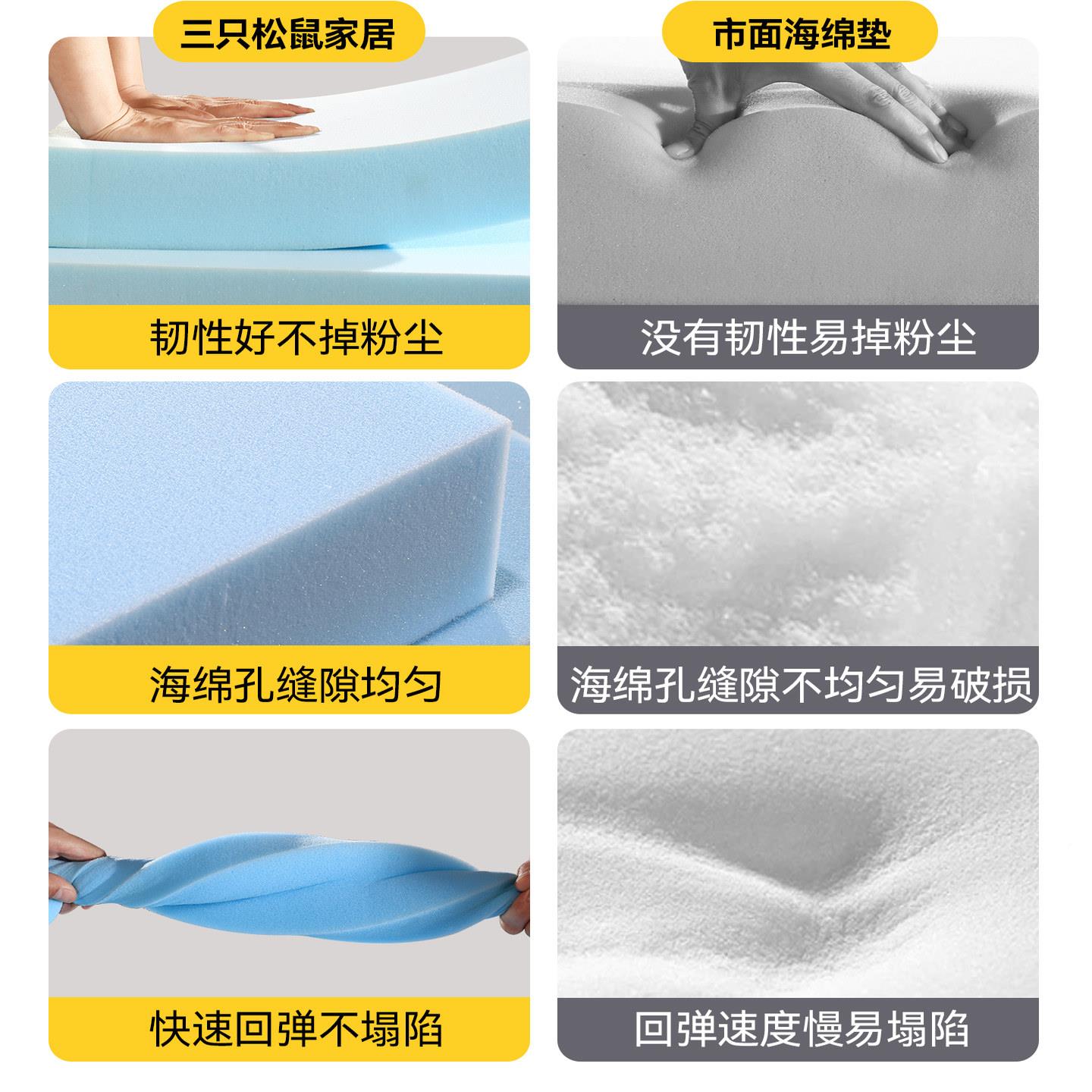 实木坐垫子四OSI季通用20沙25新款简约现代度海发绵垫加硬厚高密