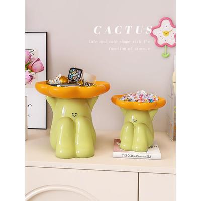 瓷置钥匙收纳摆件厅陶门口玄关物BJ2195架家居装饰治愈送女客生可