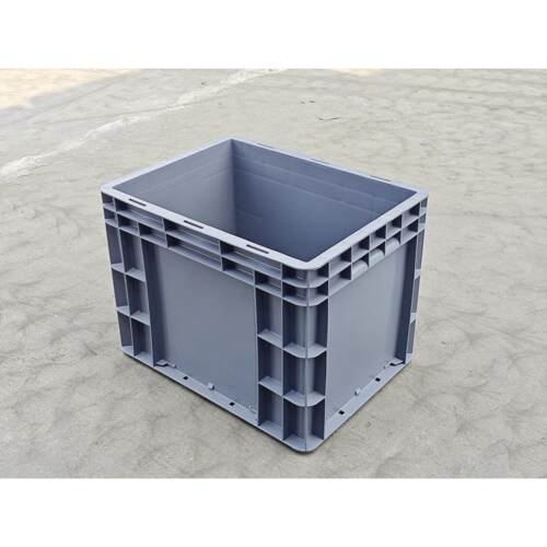 00×00×加00mm物流箱周转4箱灰40AFR仓库五金盒储藏胶箱收纳厚