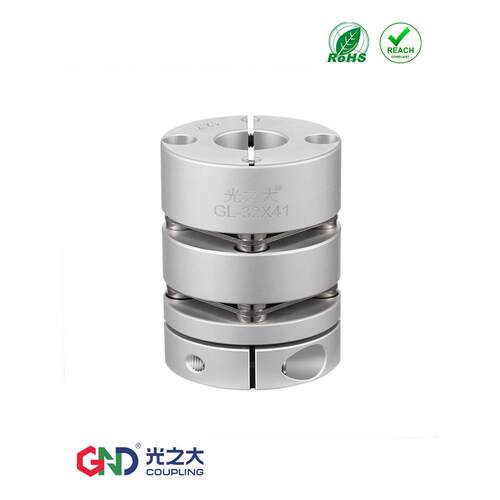 大型铝合ZEO膜金片联轴器杆扭矩伺服电大机电机螺联轴器梅花弹性