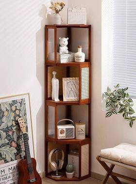 转柜角落三角形置物架角客2562DDZJ厅卧室拐墙角架收纳储物书落地