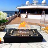 酒精壁炉真火火炉装 露饰物庭院火炉观火炉营装 饰火焰017炉生真壁