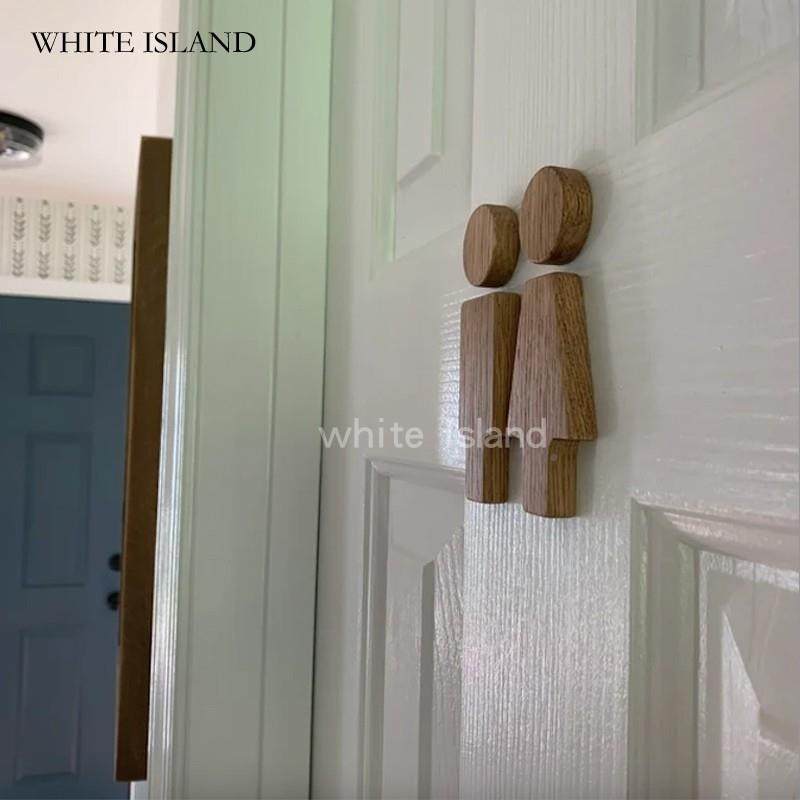 北欧INS男女洗指手系间提示标牌HCS 日木卫生间厕实所标识示牌木